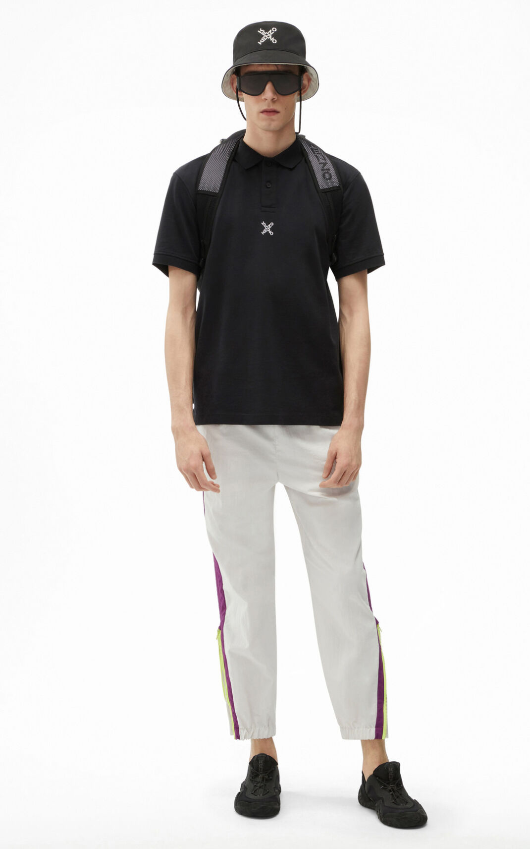 Kenzo Sport Polo Hombre Negras | 1072895-XZ